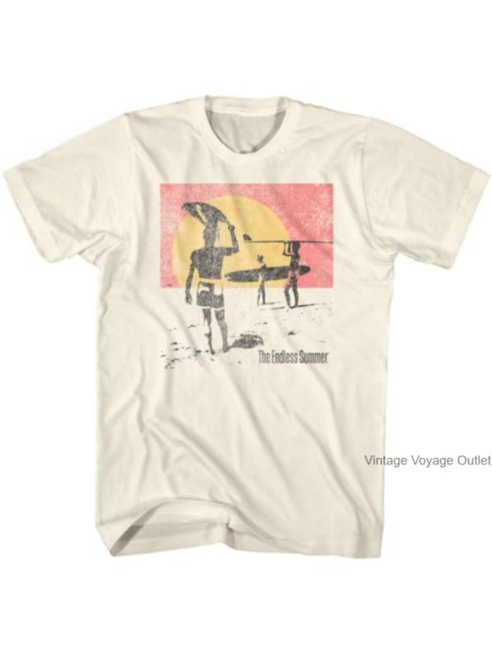 The Endless Summer Surf Graphic Tee Crewneck Ring-Spun Cotton Unisex
